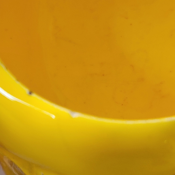 Adorable Vintage Yellow Pig Dish, Planter 😍 D4 - Picture 3 of 8